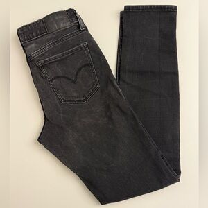Levi's 711 Skinny Jeans Soft Black Size 27